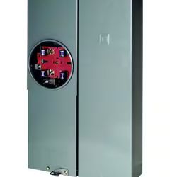 Square D Homeline 125 Amp Outdoor Ring Type Overhead/Underground Main Lug 8 Spaces 4 Circuit New