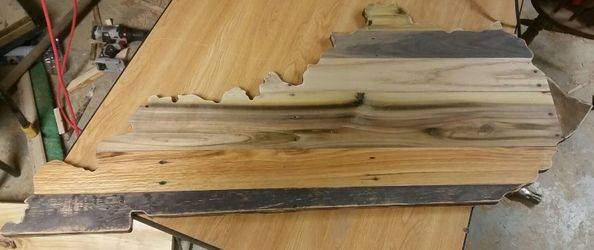 Handmade wedding guest sign-in kentucky sign cutout