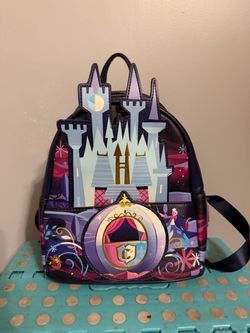 Loungefly Disney Cinderella Castle Mini Backpack