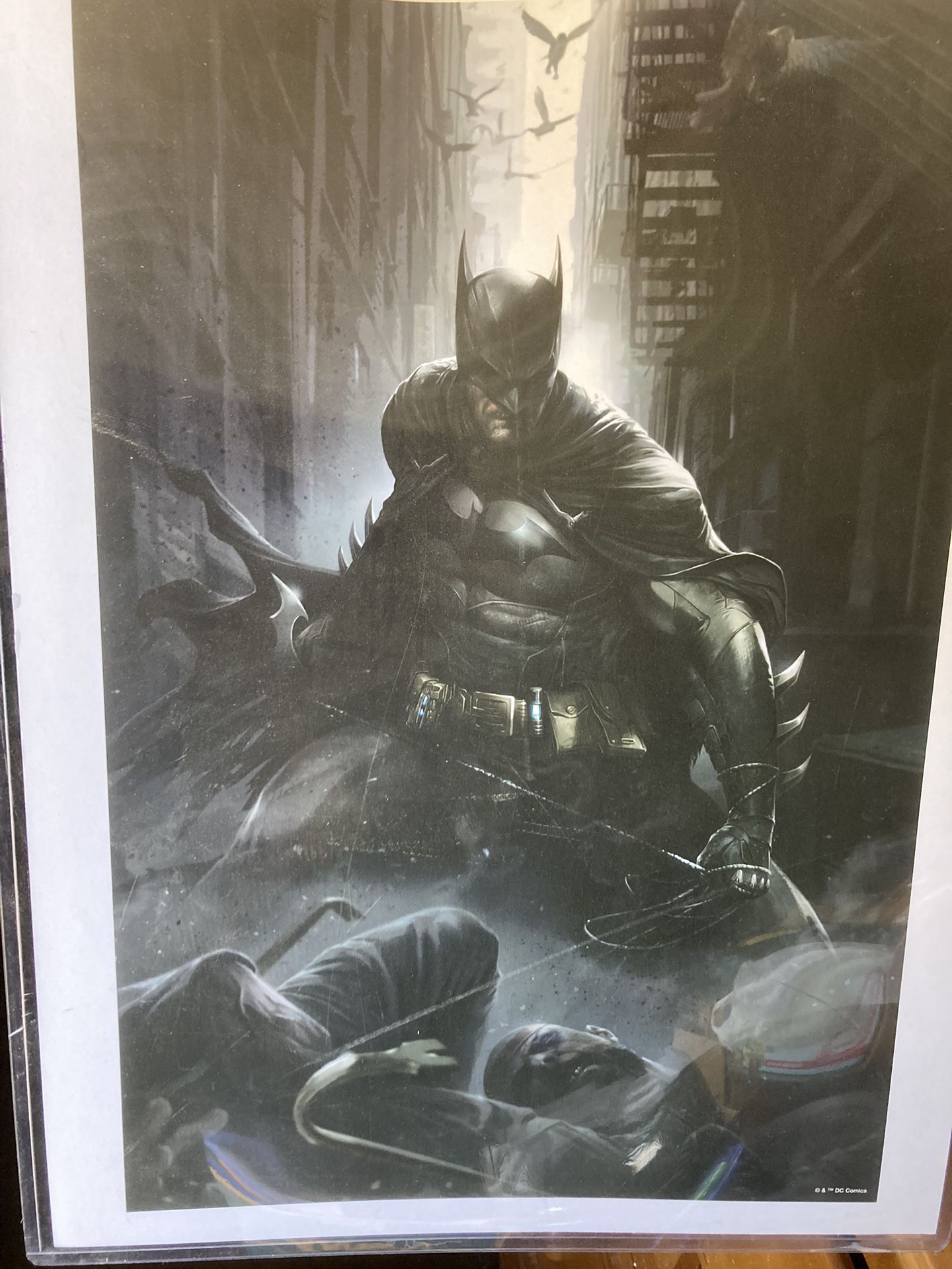 Batman And Suicide Squad DC comic Art For Sale