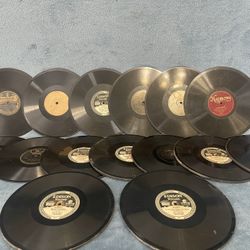 15 Antique Records, 1920s, Edison, Okeh, And Supertone 
