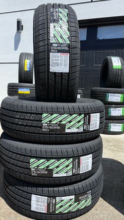 4 BRAND NEW TIRES 215/60r16.