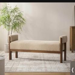 NEW Light Brown Bench 
