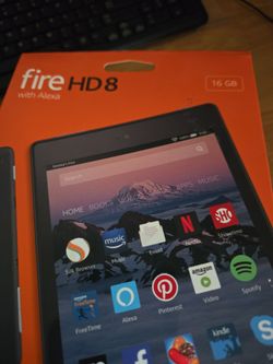 FIRE With Alexa HD8