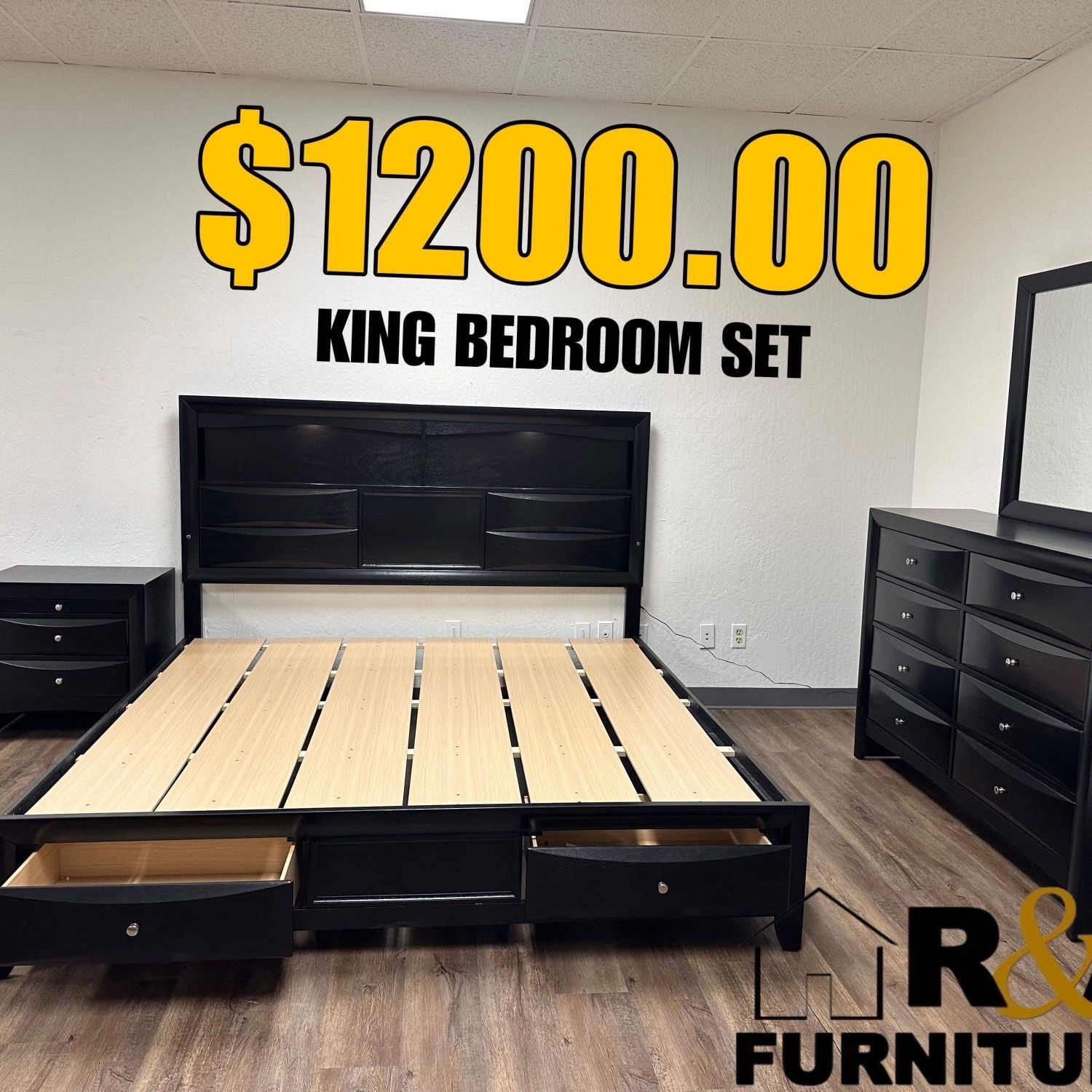 KING BEDROOM SET 