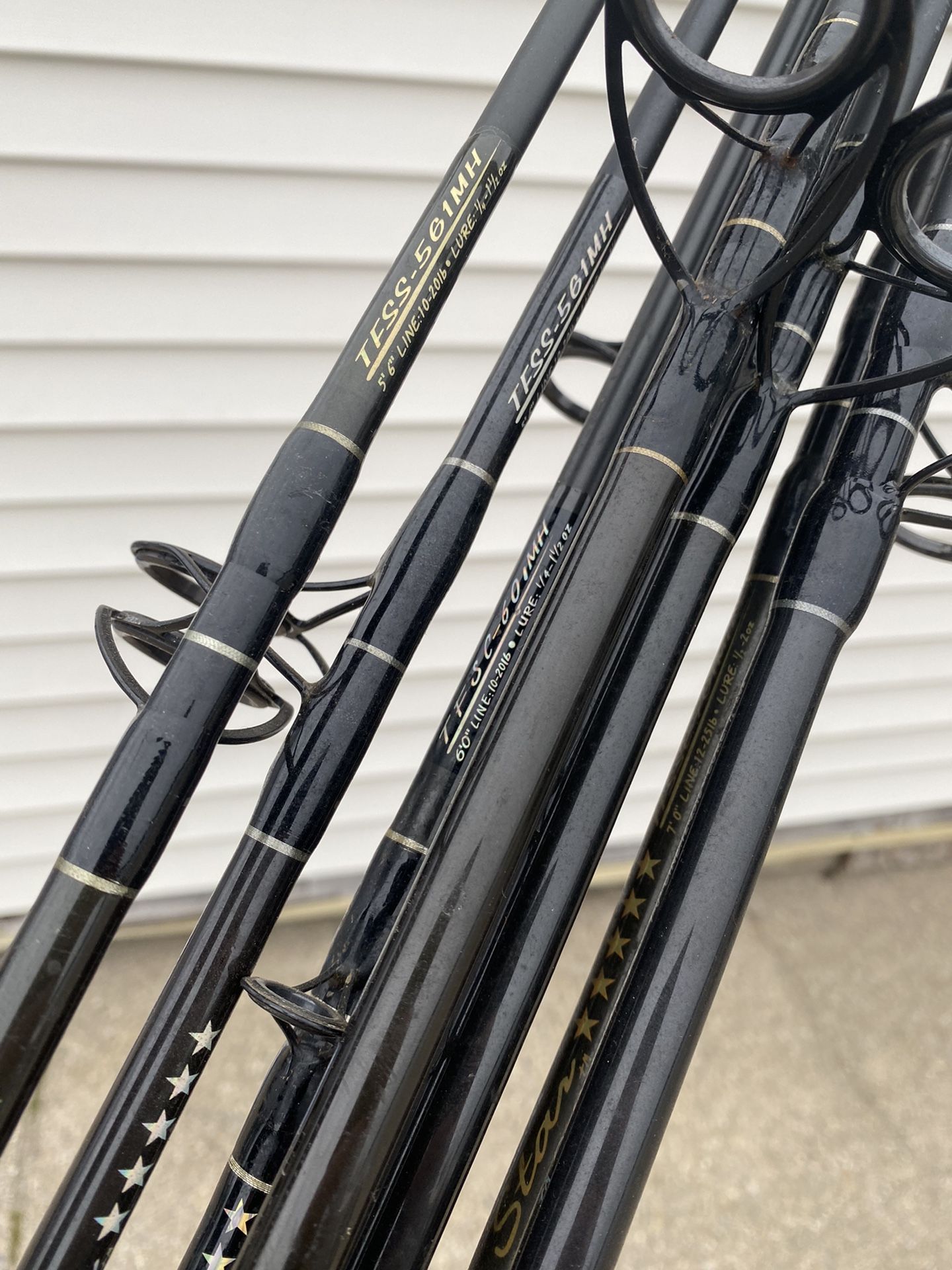 7 Saltwater rods 