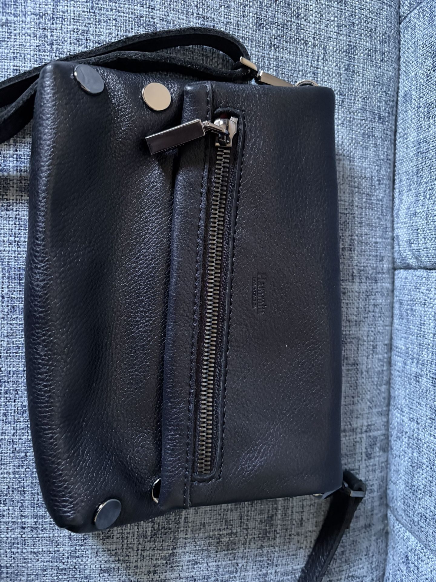 Hammitt Black Leather Crossbody Purse