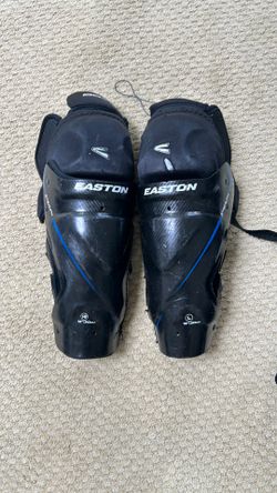 Kids used hockey leg guards