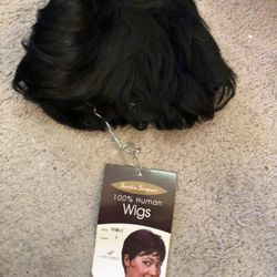 100% SHORT HUMAN HAIR WIG