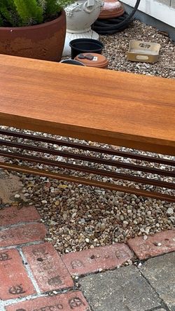 Mid Century Modern Wood Coffee Table