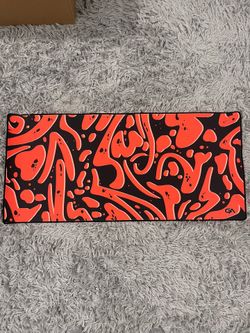 Black and red mousepad