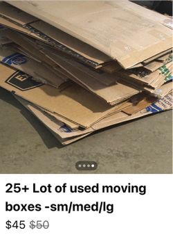 35+ boxes Most heavy-duty for moving