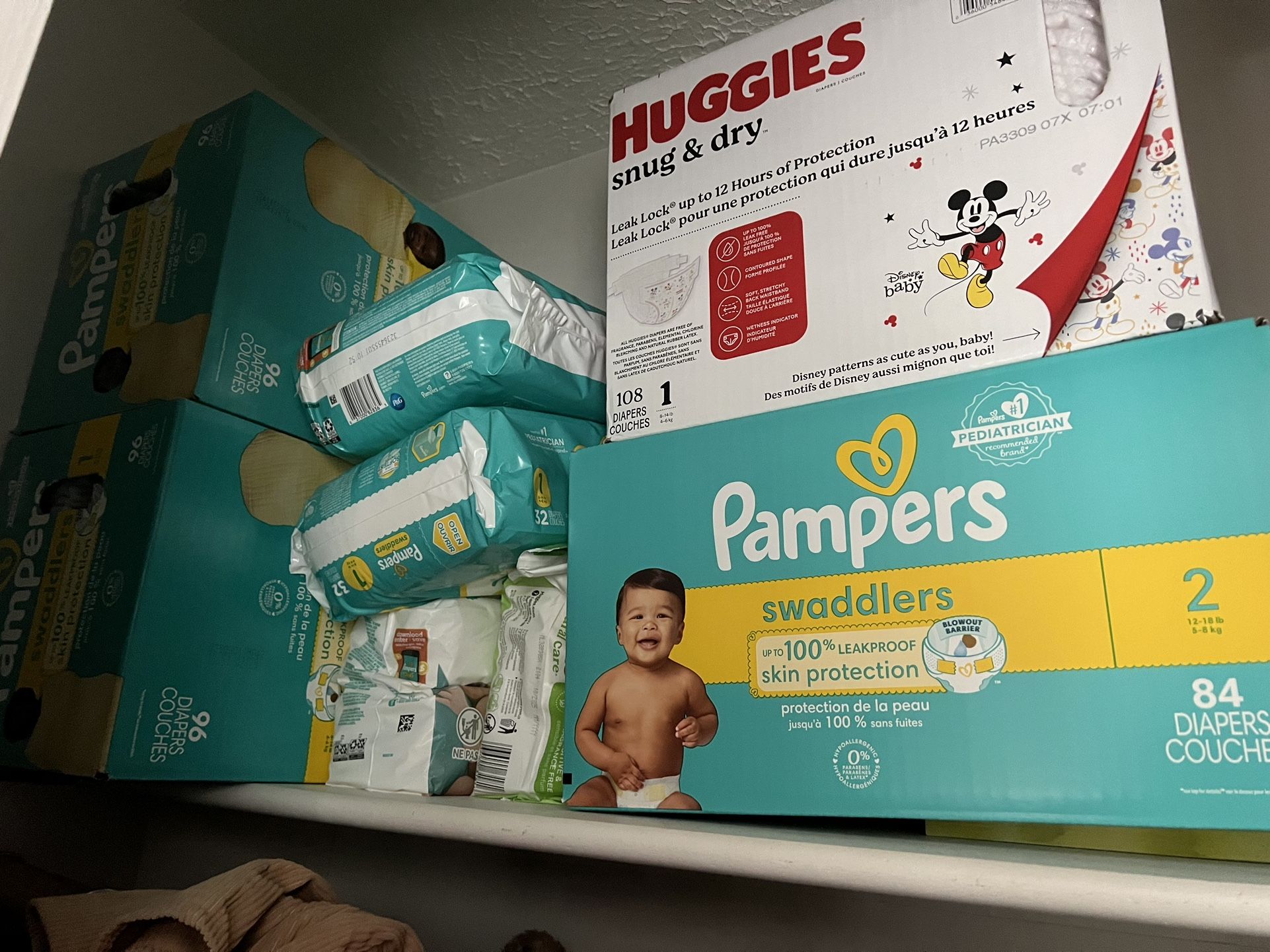 Brand New Diapers And Wipes