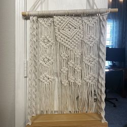 Crochet Hanging Shelf 