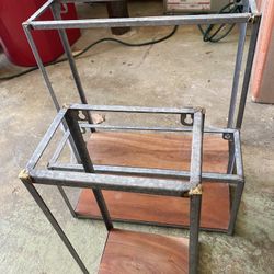 Metal Wood Wall Shelves 