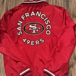 New Men’s Size Large San Francisco 49ers Nylon Jacket 
