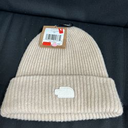 NEW North Face Beanie Beige