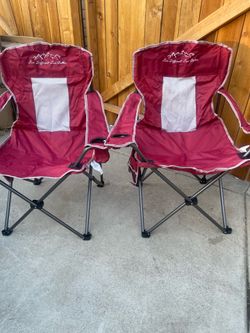 New camping chairs