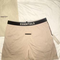 ESSENTIALS FEAR OF GOD —LOUNGE SHORTS   (L)  *NEW w/ TAGS and BAG