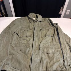 Aeropostale Medium Green Military Jacket