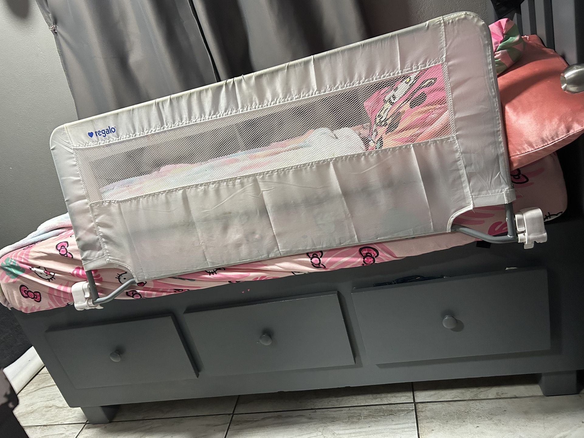 Wood bed frame 65 long 36 wide