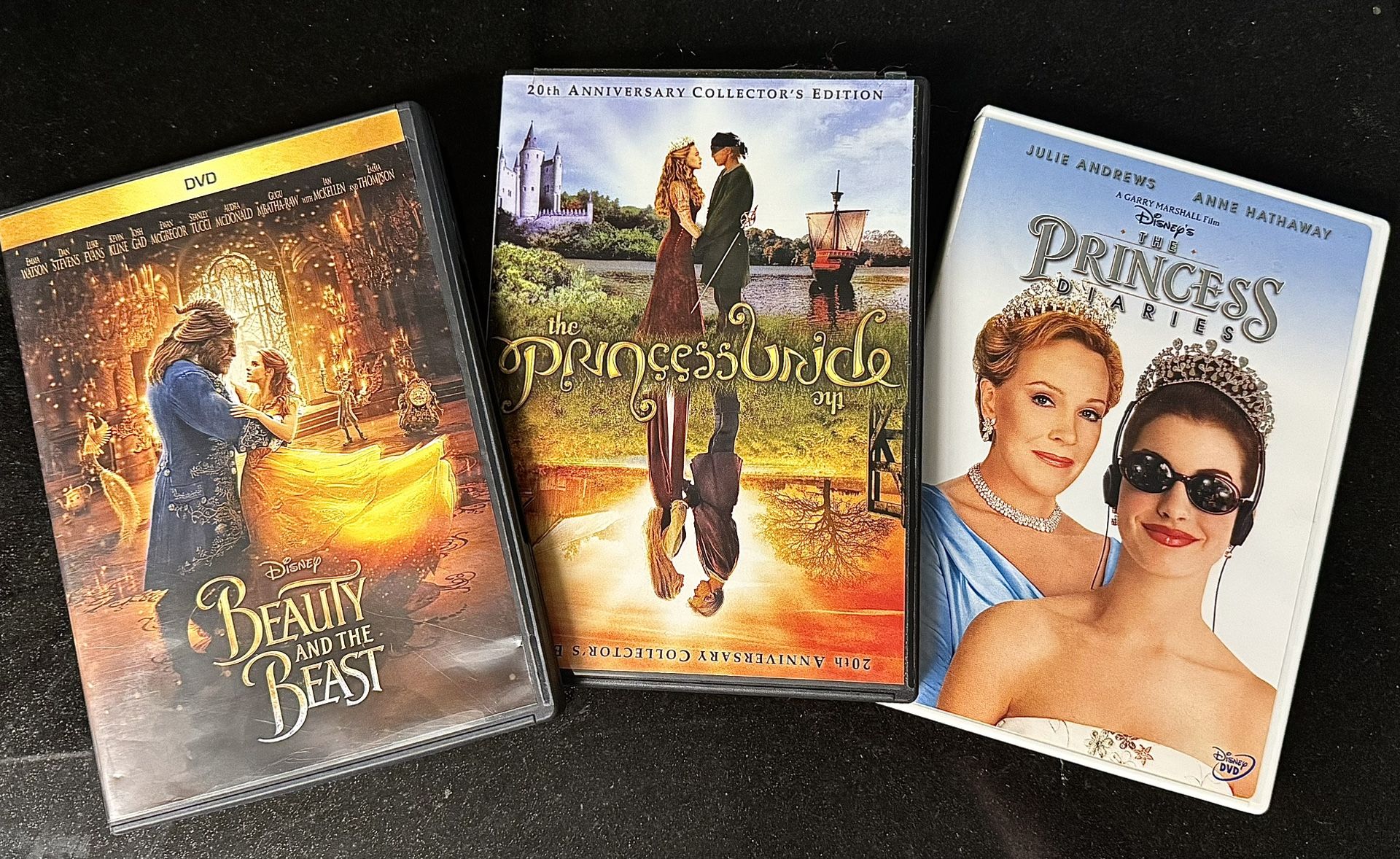 🚨Bargain: 3 Disney DVDs 📀 Beauty&Beast, Princess Bride, Princess Diaries (new)