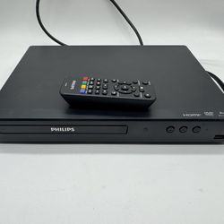 Philips BDP1502/F7B HDMI Blu-Ray DVD Player W/ Remote, HDMI Cable Working/Tested