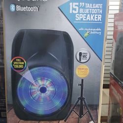 15’ BLUETOOTH SPEAKER KAREOKE MIC