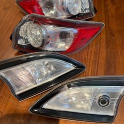 Mazda 3 Mazdaspeed 10-13 LED OEM TAILLIGHTS Speed3 Hatch Hatchback Gt Tech technology Set