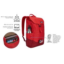 🎒 THULE Lithos Backpack 16L – LAVA RED FEATHER 🔥 BRAND NEW – AUTHENTIC 💸 Price Today: $59 (retails over $200)