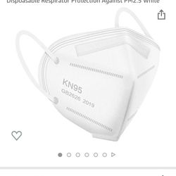 KN95 Face Mask 50 Pack, WWDOLL KN95 Masks 5-Layer Breathable Mask with Elastic Earloop and Nose Bridge Clip, Dispoasable Respirator Protection Against