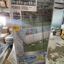 power steel 31.3' x 16' x 52' swimming pool 🔥👌🏼🔥