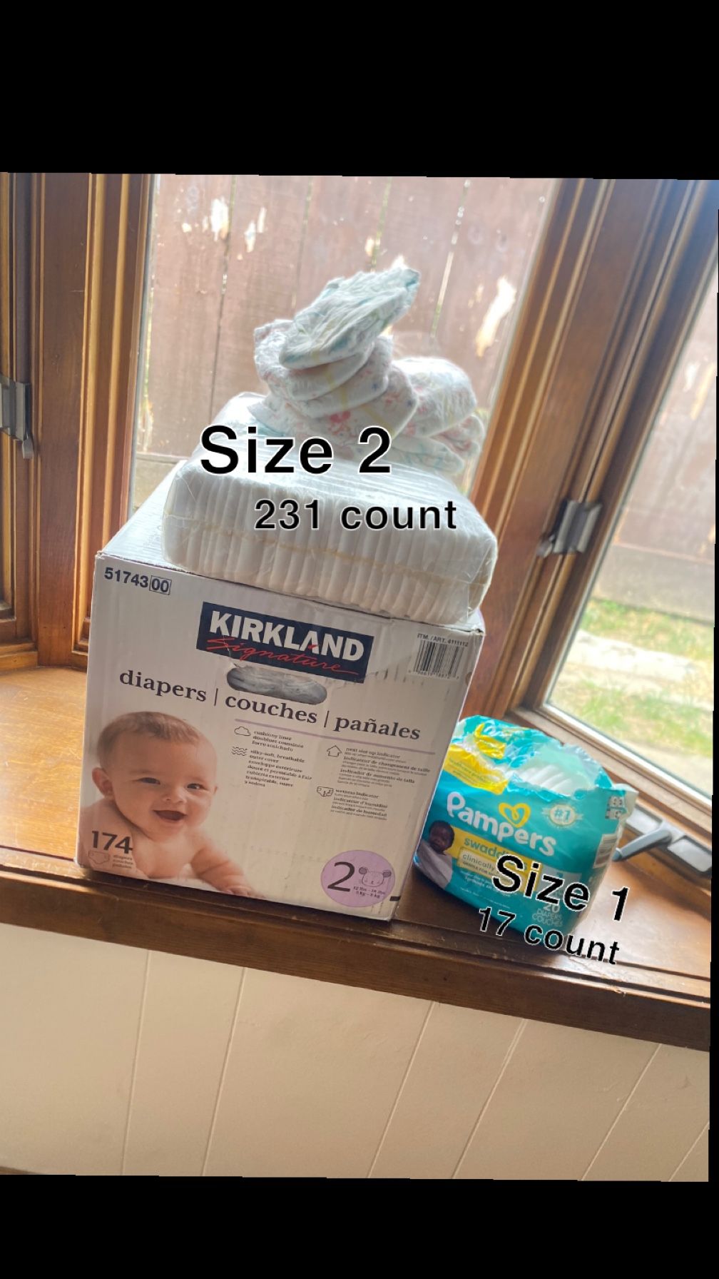 Size 1-2 Diapers