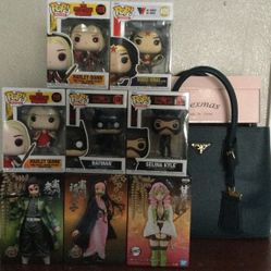 Funko Pops  And Demon Slayer Figures 