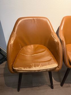 8 Leather Chairs