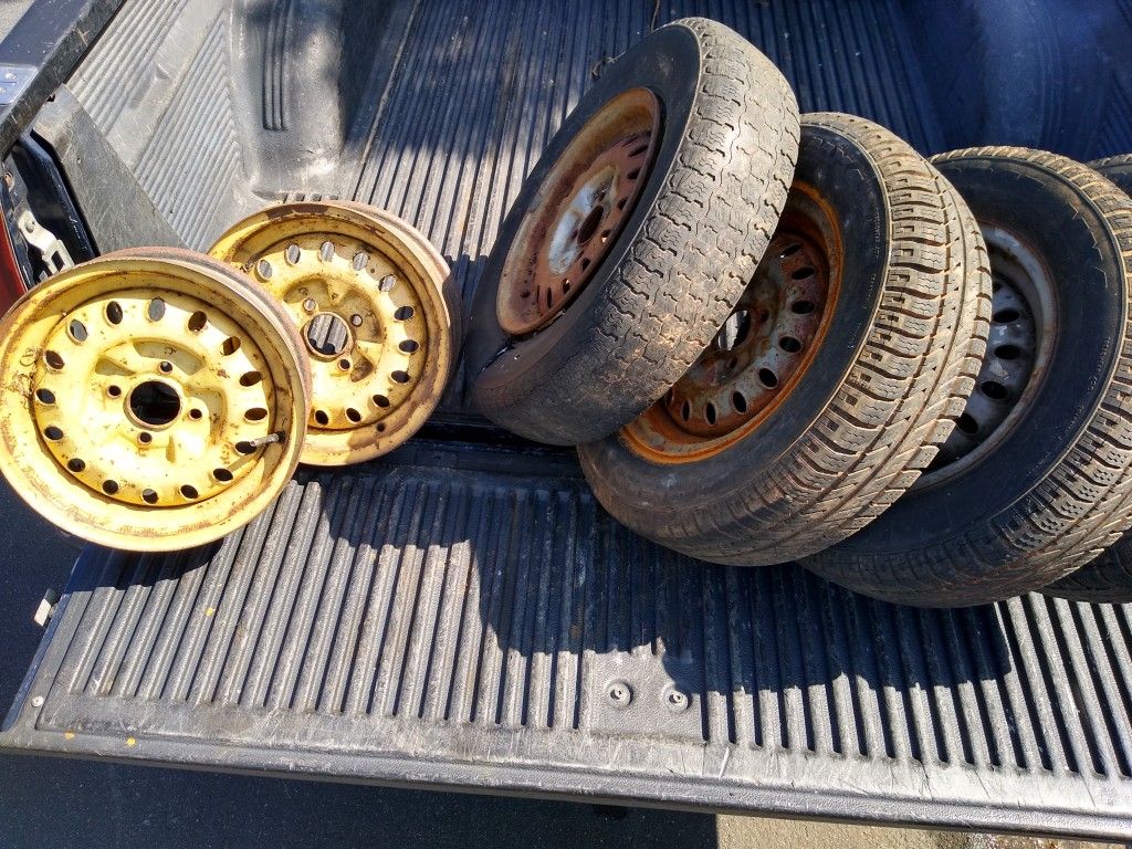 Triumph Spitfire 13" Steel Rims (6)
