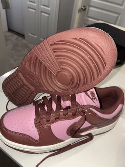 Nike Dunk Low Pink/Burgundy New !