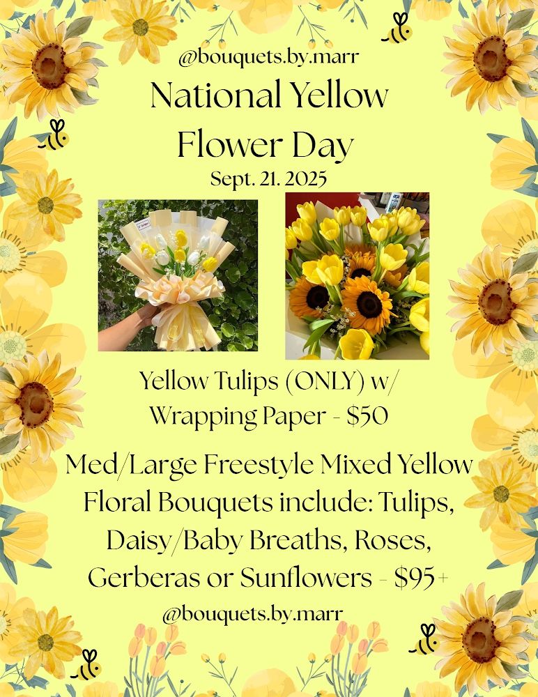 Yellow Roses Tulips Sunflower