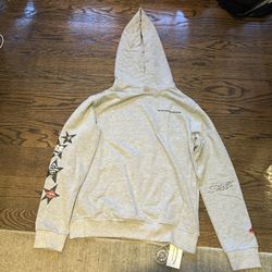 Grey Chrome Hearts Matty Boys Hoodie Sz S