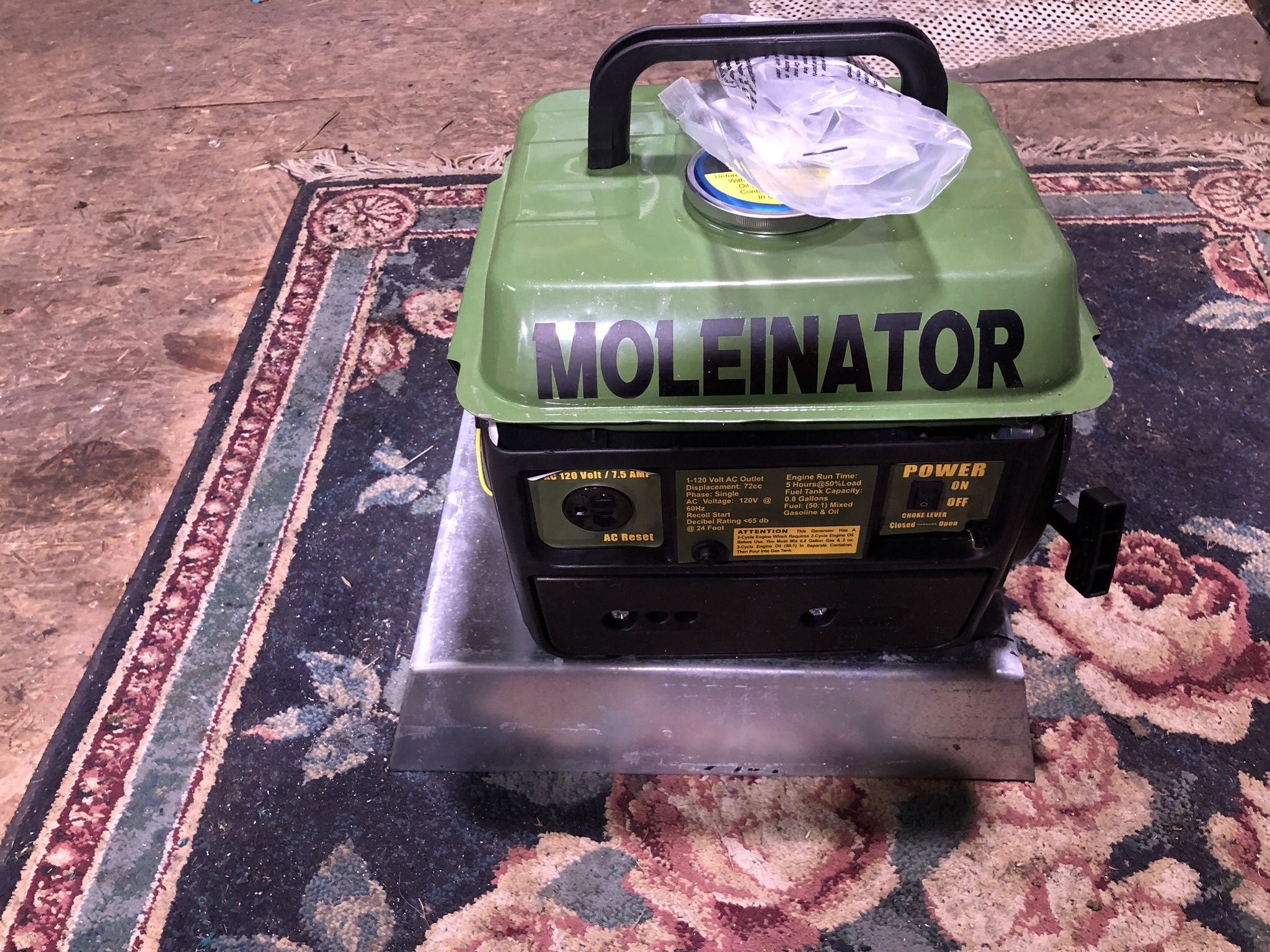 Moleinator / Mole extermination