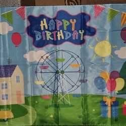 Peppa Pig Banner For Birthday Party