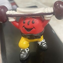 Kraft General Foods Toy 1990's Kool-Aid Man Weightlifting PVC Figure 2”