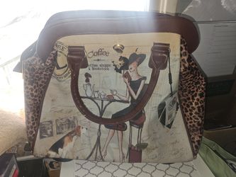 Nicole Lee Rolling Bag Backpack Tote