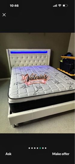 New Queen bed frame with MATRESS