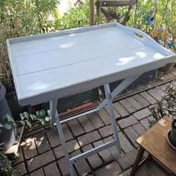 #Tray #Table #Folding #Wood #Table