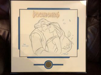 Disney Pocahontas hand drawn sketch #’d /150