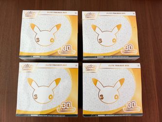 Pokemon 30th celebration elite trainer box. ETB