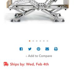 New Hospital Bed W/ Mattress 