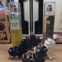Hair clips & Perfume
