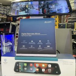 Rear-view Fornt And Backup Camera W Recording, Movement Sensor